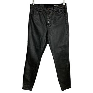 Blank NYC The Great  Jones Black High-Rise Skinny Jean Button Fly Women’s Sz 29